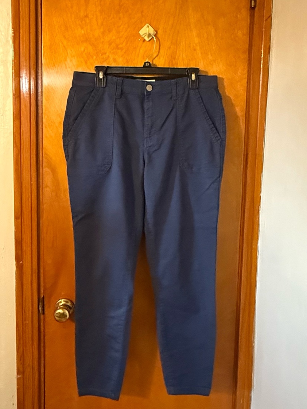 Knox Rose Navy Straight-Leg Pants